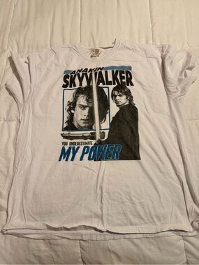 Circa Society- White Graphic Star Wars 'Anakin Skywalker' Tee